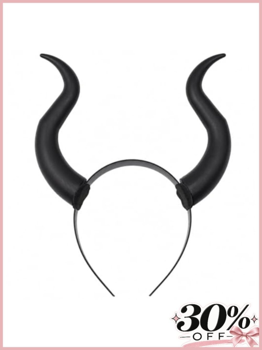 Devil Horns Headband Halloween Cosplay Costume Accessory